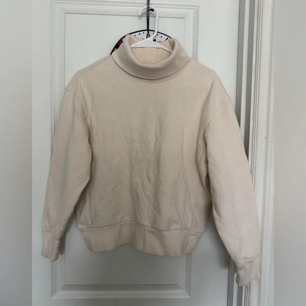 Zara Off-White Turtleneck Sweater